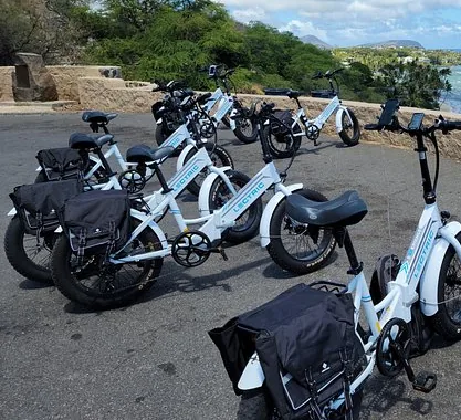 Electric Bike Ride & Diamond Head Hike